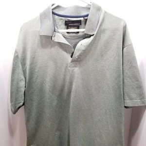 Greg Norman Play Dry Men Polo Shirt Green Size XL Short Sleeve Golf